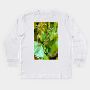 Budding Morning Glories Kids Long Sleeve T-Shirt